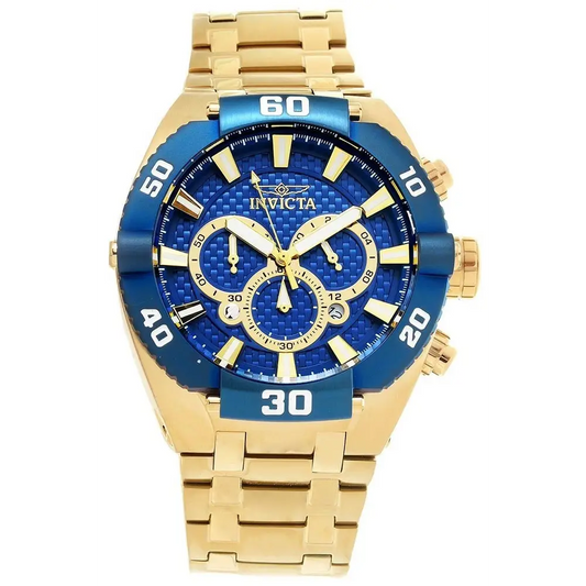 Invicta Men’s 27258 Coalition Forces Quartz 3 Hand Blue Dial
