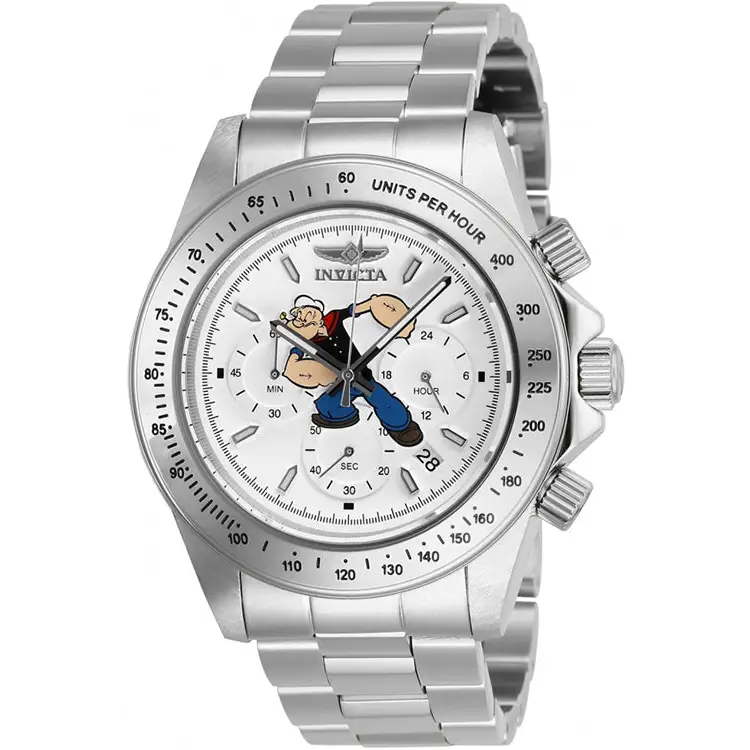 Invicta Men’s 27411 Character Quartz Chronograph White Dial