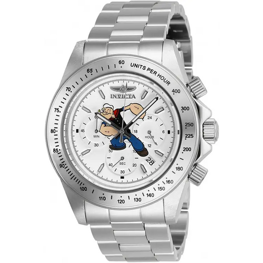 Invicta Men’s 27411 Character Quartz Chronograph White Dial