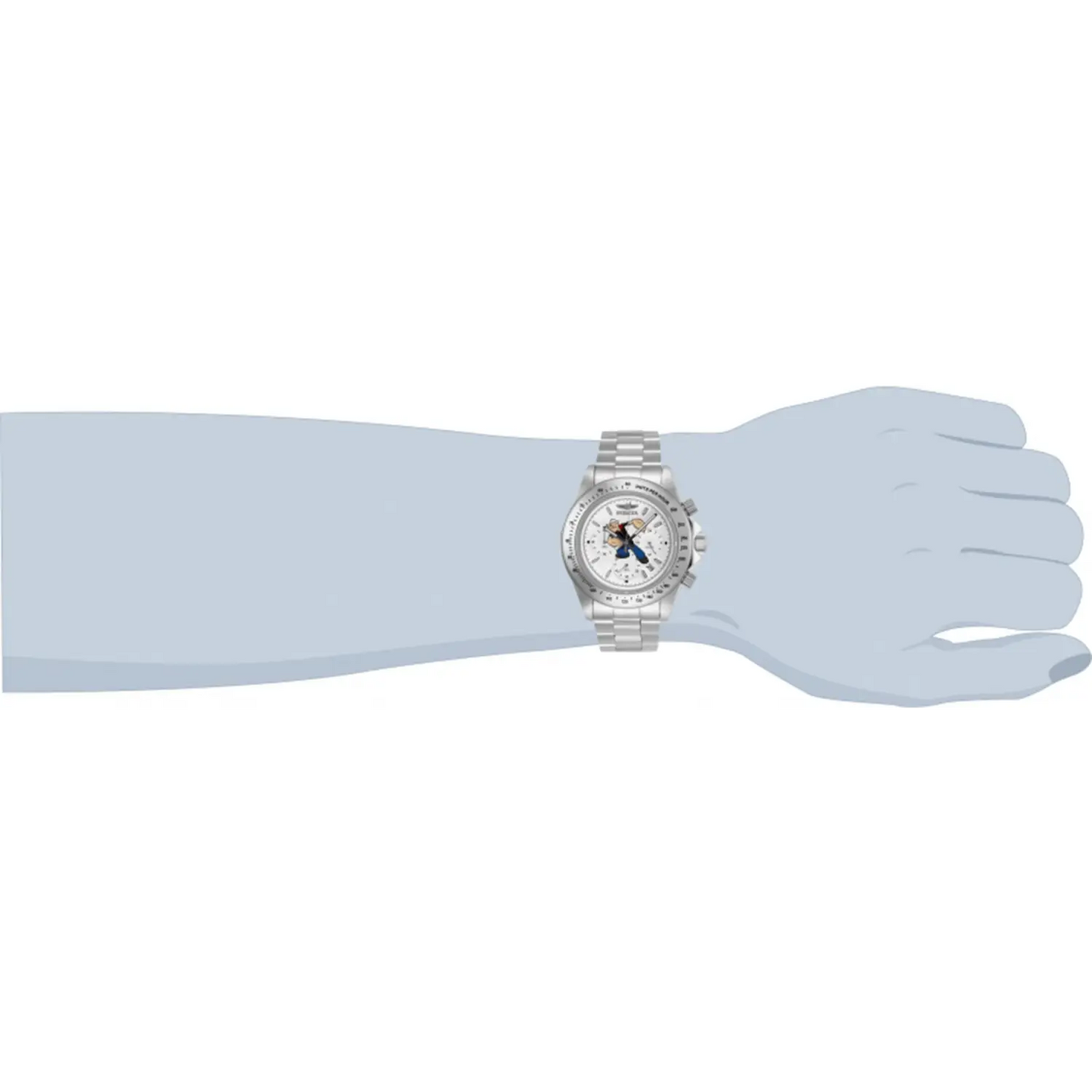 Invicta Men’s 27411 Character Quartz Chronograph White Dial