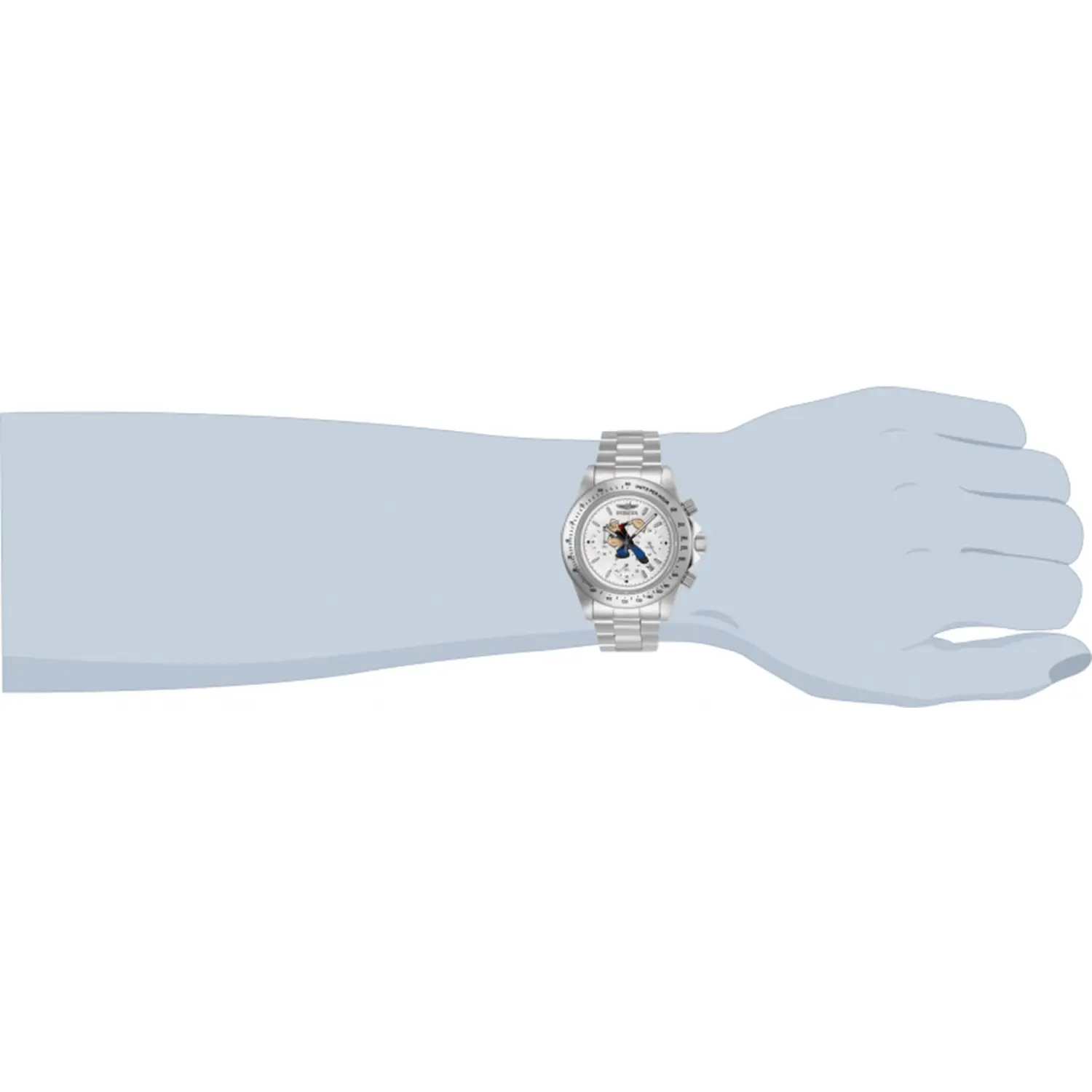 Invicta Men’s 27411 Character Quartz Chronograph White Dial