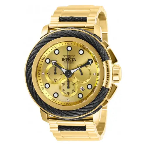 Invicta Men’s 27494 Bolt Quartz Chronograph Gold Dial Watch