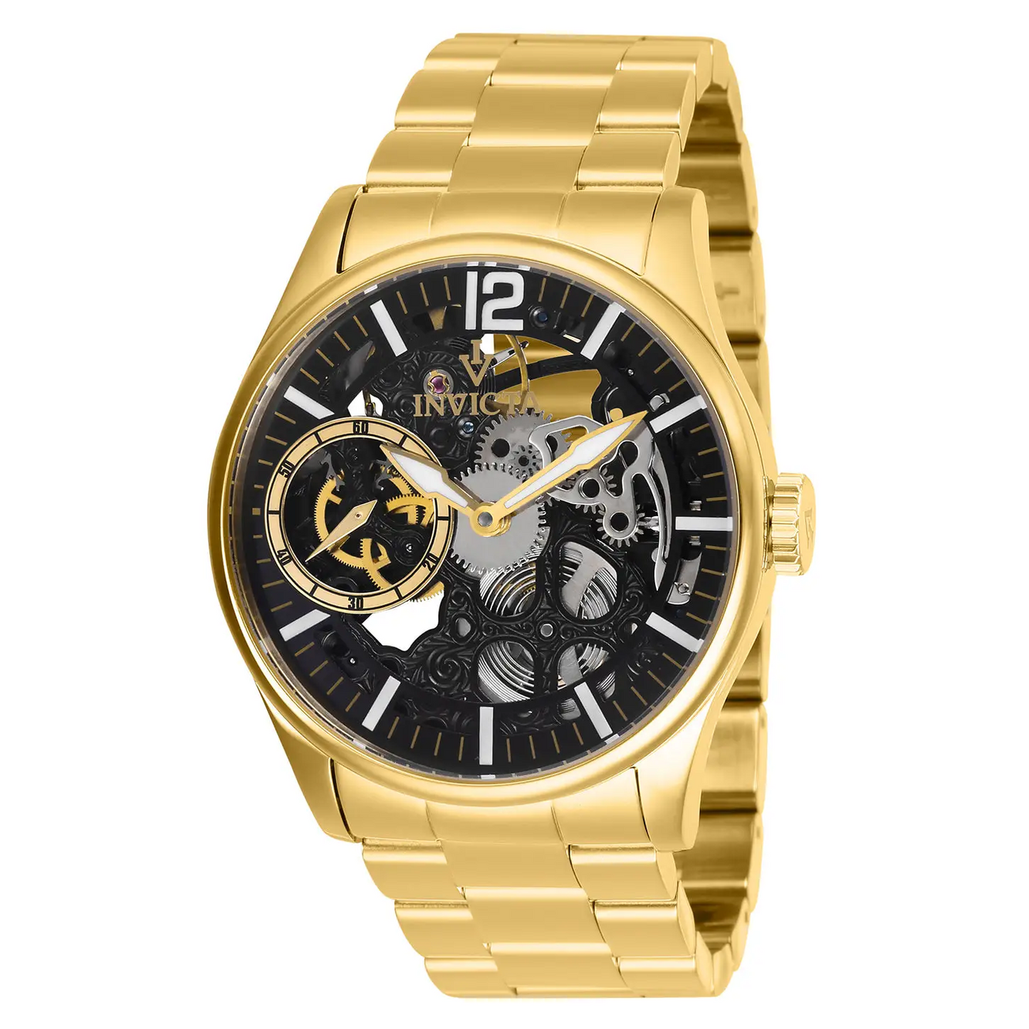 Invicta Men’s 27566 Vintage Mechanical 3 Hand Black Dial