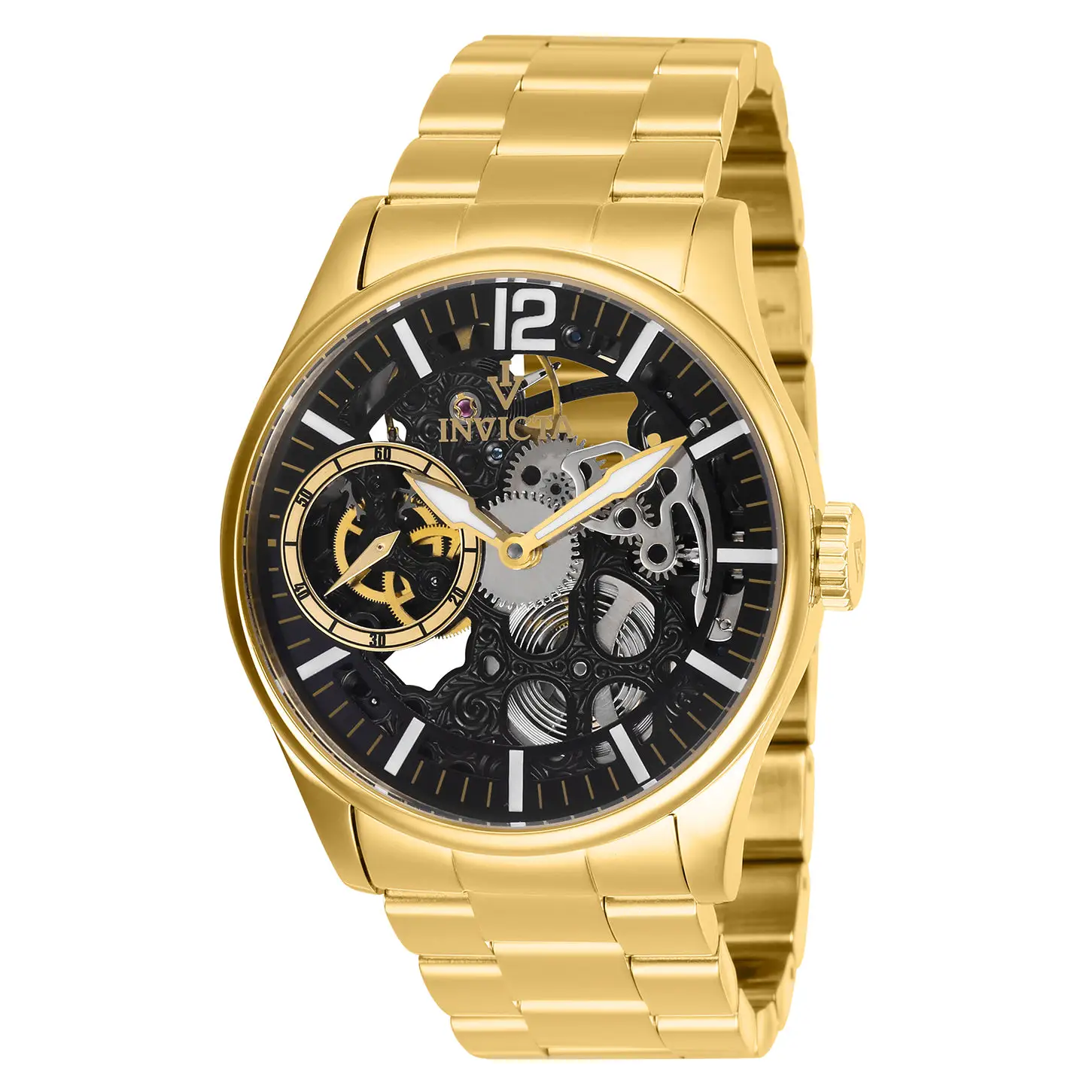 Invicta Men’s 27566 Vintage Mechanical 3 Hand Black Dial