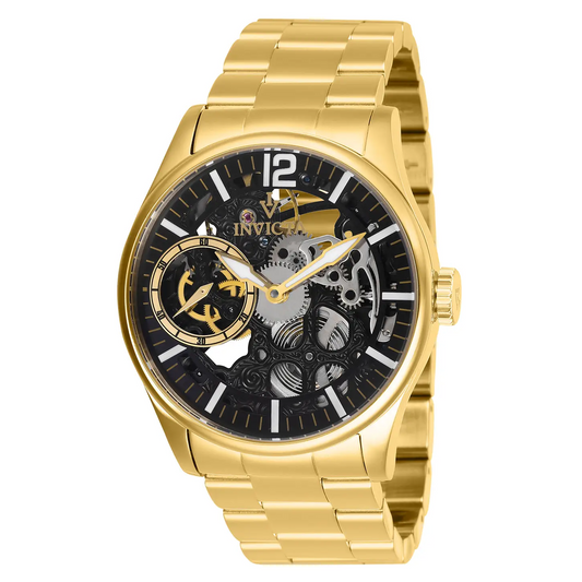 Invicta Men’s 27566 Vintage Mechanical 3 Hand Black Dial