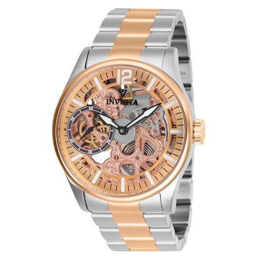 Invicta Men’s 27569 Vintage Mechanical 3 Hand Rose Gold Dial