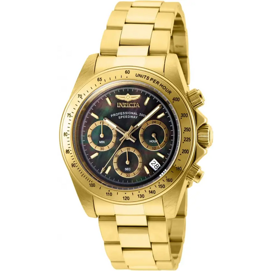 Invicta Men’s 28670 Speedway Quartz Chronograph Black Dial