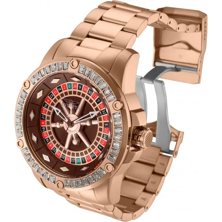 Invicta Men’s 28714 Specialty Automatic Brown Rose Gold Dial
