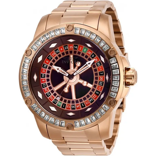 Invicta Men’s 28714 Specialty Automatic Brown Rose Gold Dial