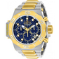 Invicta Men’s Akula Chrono 300m Silver / 14k Gold Plated S.