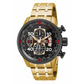 Invicta Men’s Aviator Chronograph 100m Gold-Plated Stainless