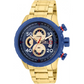 Invicta Men’s Aviator Quartz Chrono 100m Gold Tone Stainless
