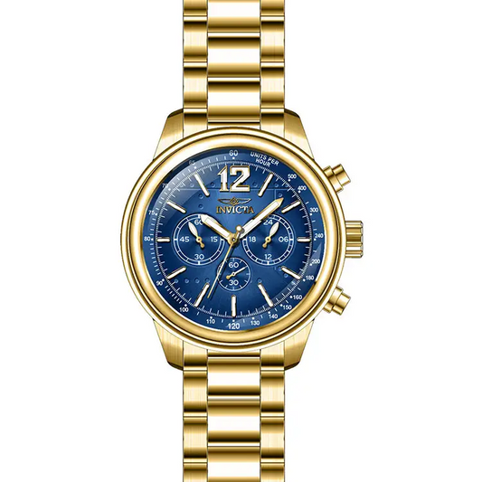 Invicta Men’s Aviator Quartz Chrono 100m Gold Tone Stainless