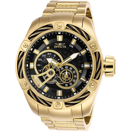 Invicta Men’s Bolt Automatic Chronograph Gold Plated