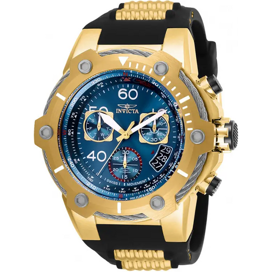 Invicta Men’s Bolt Quartz 100m Gold Tone Stainless