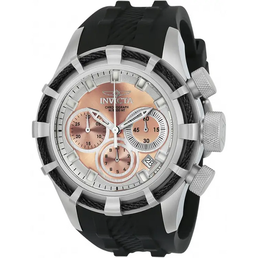 Invicta Men’s Bolt Quartz Chrono 200m Stainless Steel/Black