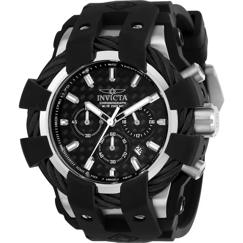 Invicta Men’s Bolt Quartz Chronograph Black Dial Watch 23855