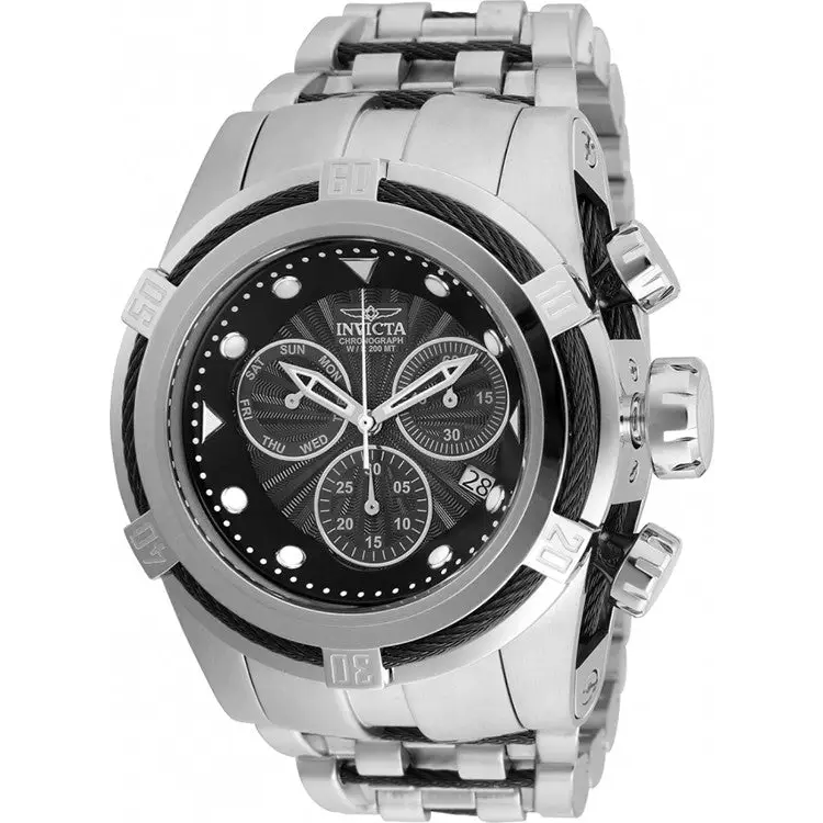 Invicta Men’s Bolt Quartz Chronograph Black Dial Watch 23908