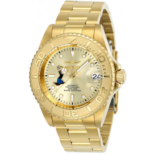 Invicta Men’s Character Automatic 3 Hand Champagne Dial