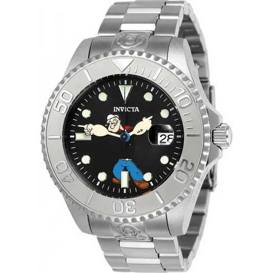 Invicta Men’s Character Black Dial Watch 24470 - Watches