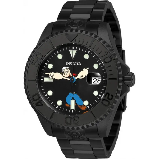 Invicta Men’s Character Black Dial Watch 24471 - Watches