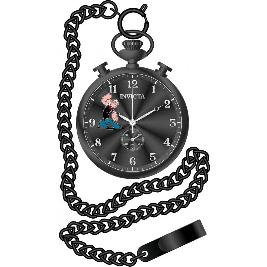 Invicta Men’s Character Quartz 3 Hand Black Dial Watch 24480