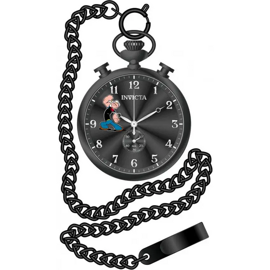 Invicta Men’s Character Quartz 3 Hand Black Dial Watch 24480