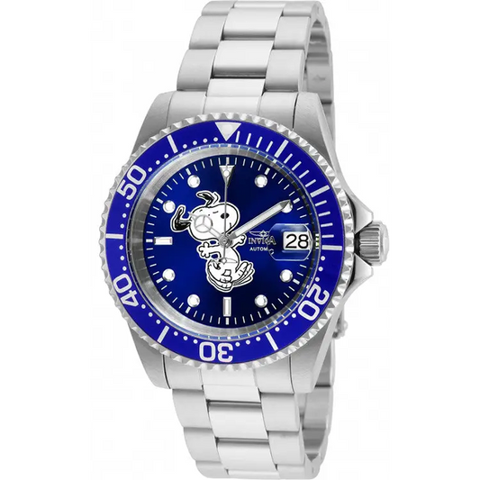 Invicta Men’s Character Stainless Steel Date Display Blue