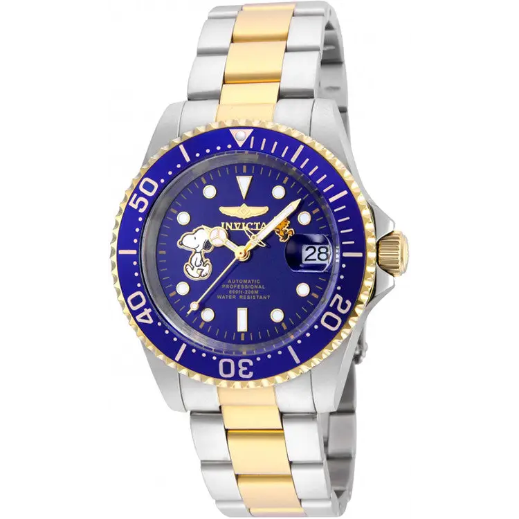 Invicta Men’s Character Stainless Steel Date Display Blue