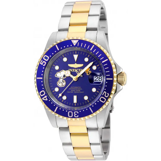 Invicta Men’s Character Stainless Steel Date Display Blue