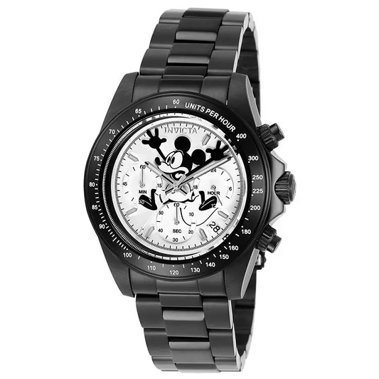 Invicta Men’s Disney 3 Hand White Dial Quartz Stainless