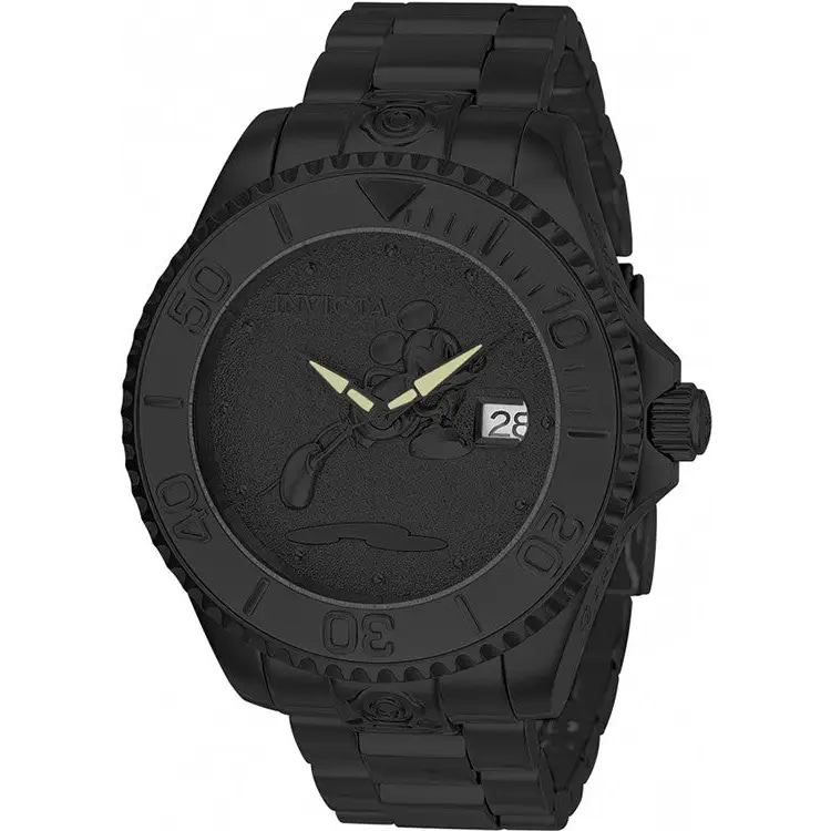 Invicta Men’s Disney Automatic 300m Date Black Stainless