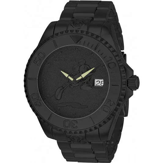 Invicta Men’s Disney Automatic 300m Date Black Stainless