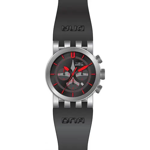 Invicta Men’s DNA Chronograph 100m Quartz Silicone Black/Red