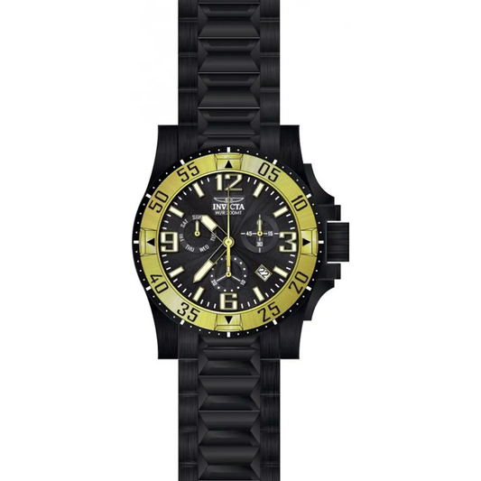 Invicta Men’s Excursion Chronograph Black Stainless Steel