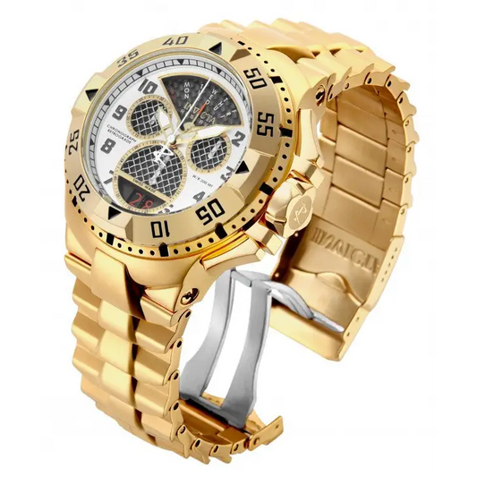 Invicta Men’s Excursion Chronograph Gold Plated Stainless