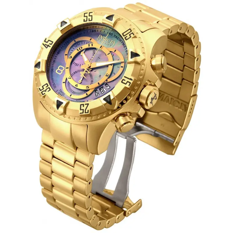 Invicta Men’s Excursion Chronograph Gold Plated Stainless