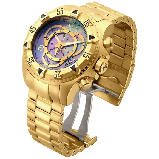 Invicta Men’s Excursion Chronograph Gold Plated Stainless