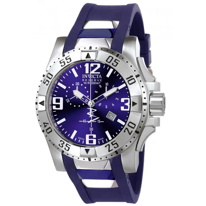 Invicta Men’s Excursion Chronograph Stainless Steel Blue