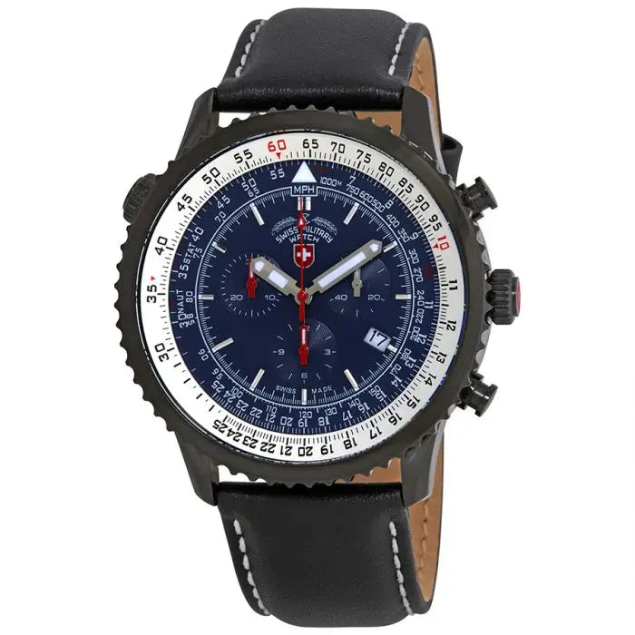 Invicta Men’s Hydromax Quartz Stainless Steel Black Leather