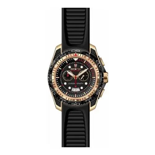 Invicta Men’s Hydromax Quartz Stainless Steel Black Silicone