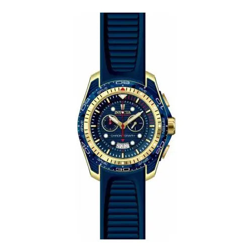 Invicta Men’s Hydromax Quartz Stainless Steel Blue Silicone