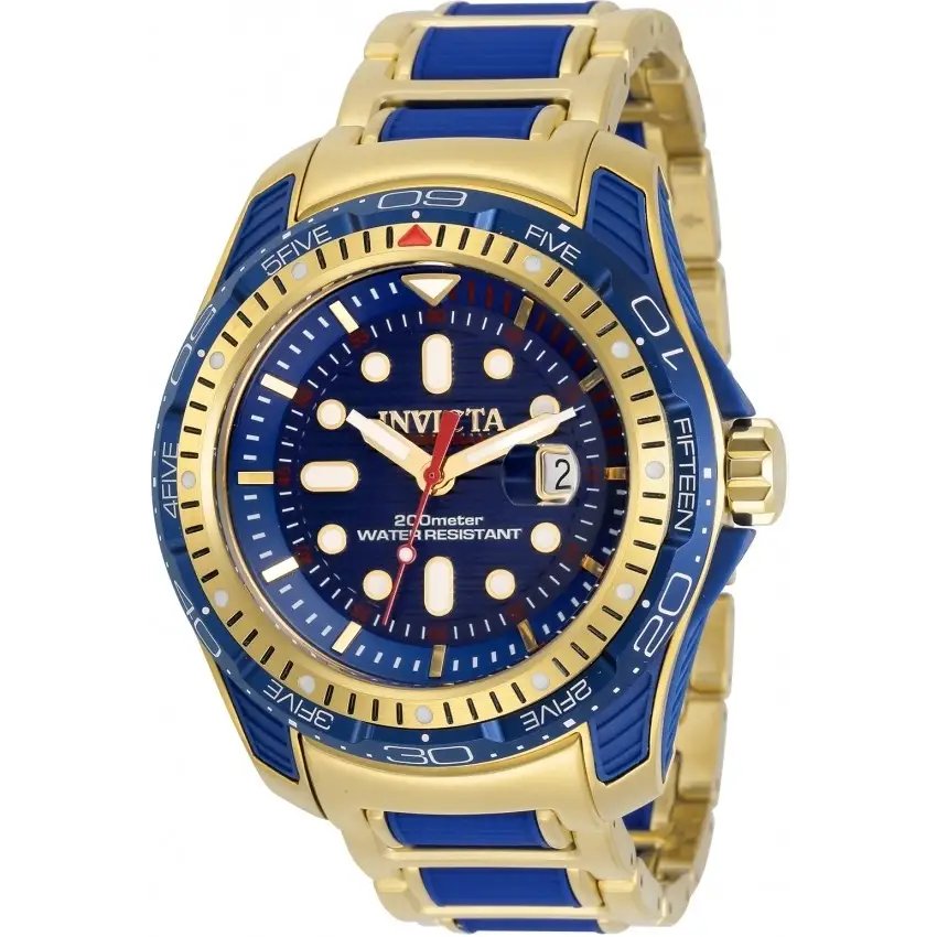 Invicta Men’s Hydromax Quartz Stainless Steel Silicone Watch