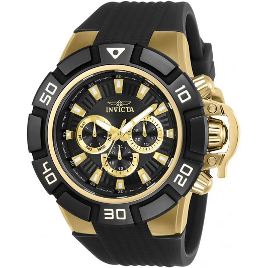 Invicta Men’s I-Force Quartz Chronograph Silicone S. Steel