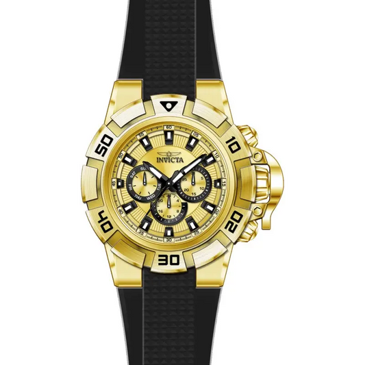 Invicta Men’s I-Force Quartz Multifunction Gold Dial Watch