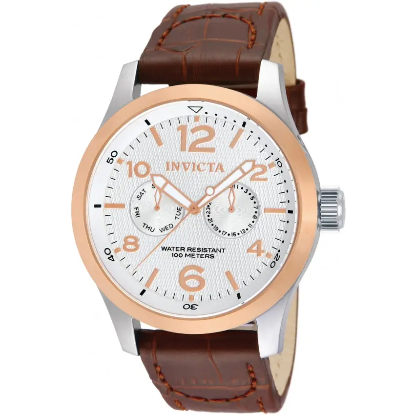 Invicta Men’s I-Force Quartz Multifunction Silver Dial Watch