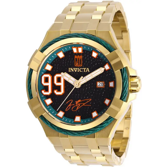 Invicta Men’s Jason Taylor Automatic 300m Gold Tone