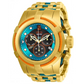 Invicta Men’s Jason Taylor Chrono 200m Gold Tone Stainless