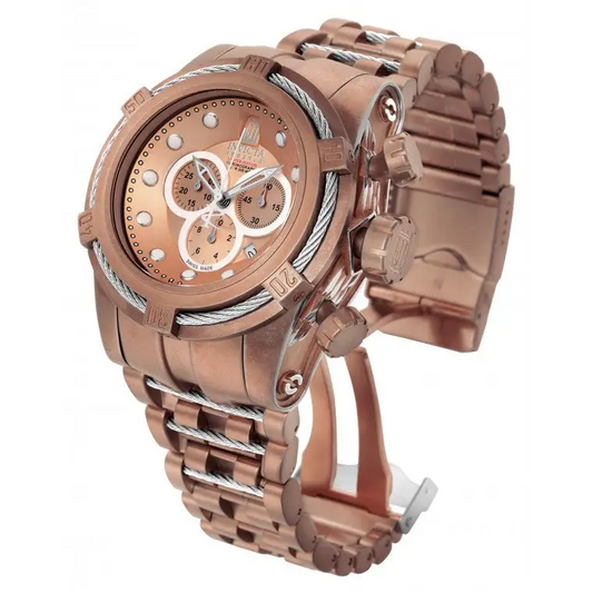 Invicta Men’s Jason Taylor Chrono Rose Gold Plated Stainless