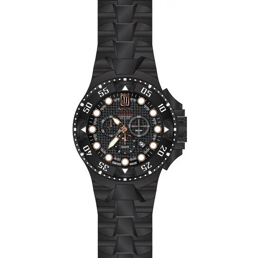 Invicta Men’s Jason Taylor Chronograph Black Stainless Steel